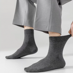 60 Prs Autumn Mens Cotton Mid Tube Socks