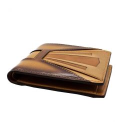 3 Pcs Trending Laser Engraving High Grade Genuine Leather Wallet