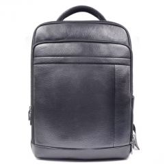 Multi Function Genuine Leather Smart Fingerprint System Bag