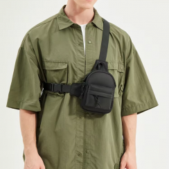 8 Pcs Mens Casual Portable Messenger Chest Bag